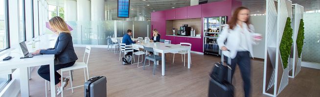 Die neue Eurowings Lounge in München