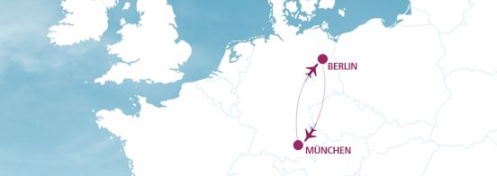Mit Eurowings von München in die Hauptstadt