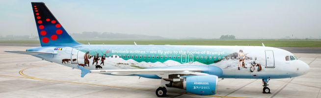 Aircraft art: Brussels Airlines takes off with Pieter Bruegel