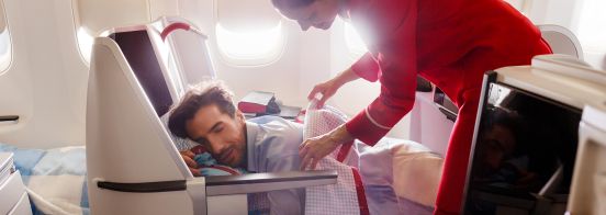 Austrian Airlines Business Class - die angenehmste Art zu reisen.