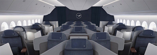 Lufthansa lüftet erste Geheimnisse um neue Business Class