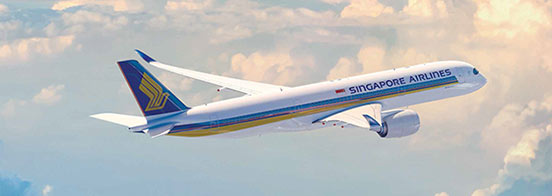 Reliable arrivals with Singapore Airlines